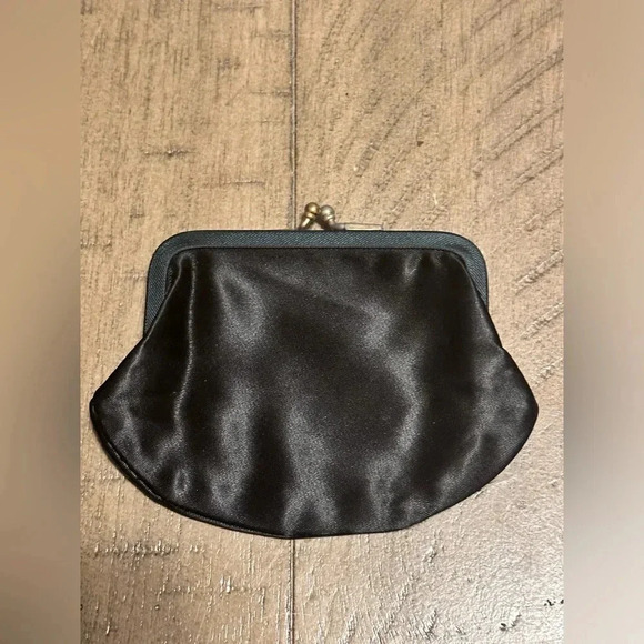 Vintage Guild Creations Black Cloth Pleated Purse - Picture 8 of 9